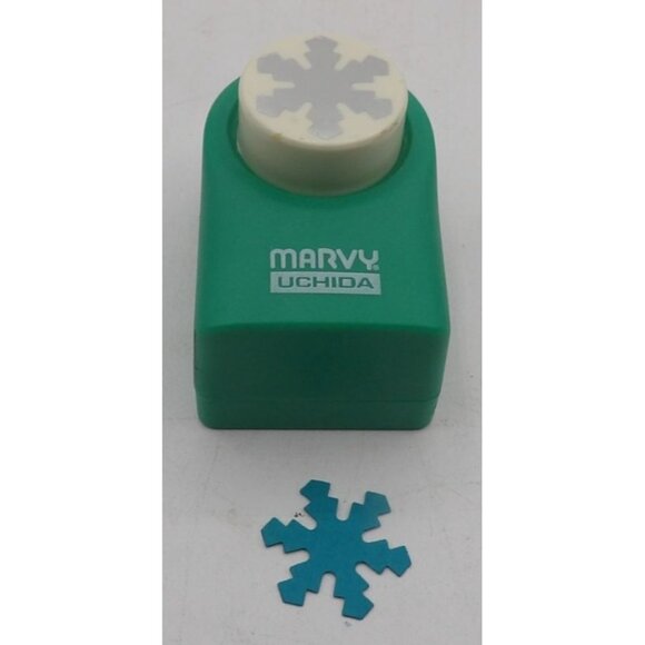 Marvy Uchida Snowflake Paper Punch Craft Tool 1" Diameter - Picture 1 of 4